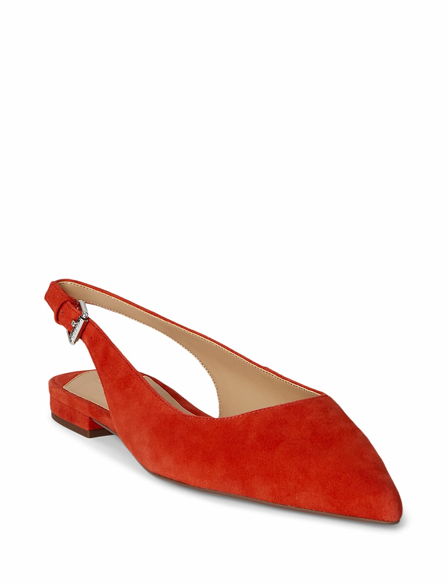 Lauren Ralph Lauren Bailarinas mary-jane de piel de ante Emellie — foto 2