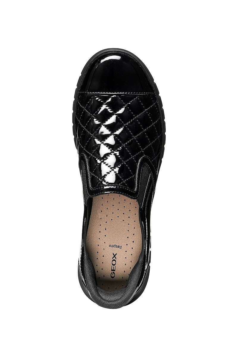 GEOX Mocasines de charol sin cordones, FLEXTRIDE, FAST-IN — photo 5