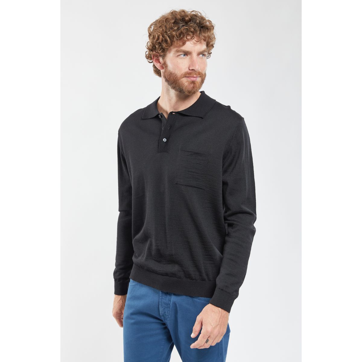 Polo laine m rinos homme La Redoute