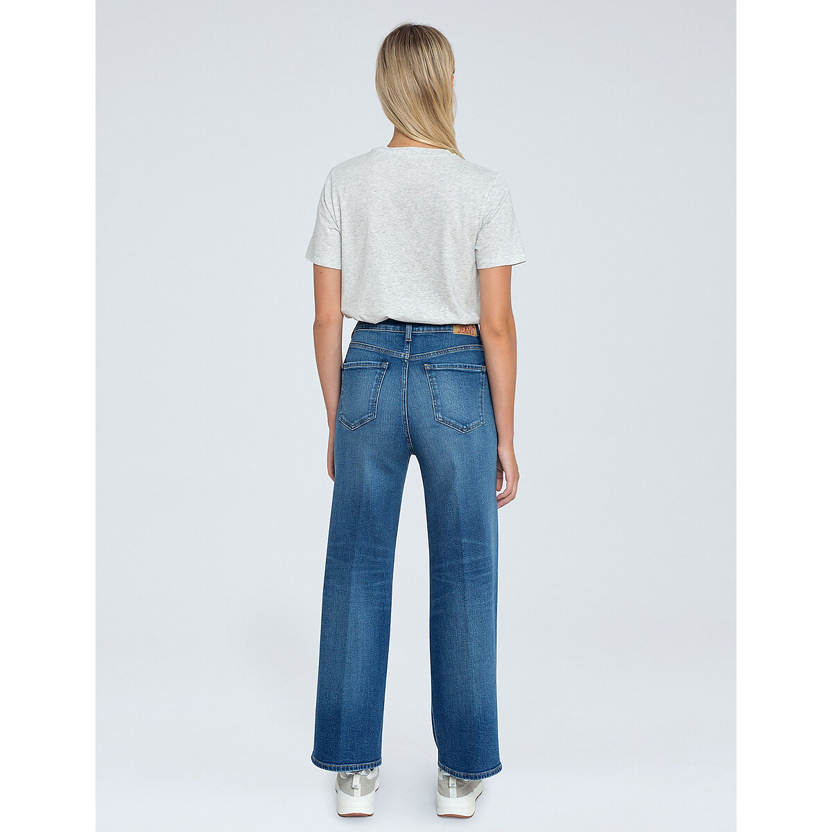 Wijde jeans lexa sky high, hoge taille stoned Pepe Jeans | La Redoute