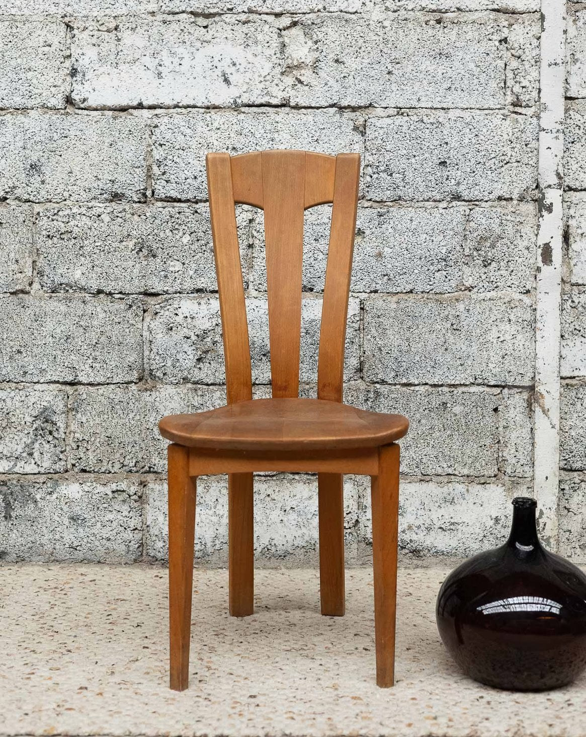 Chaise en bois Alma N°1824 - Bon état, DEBONGOUT