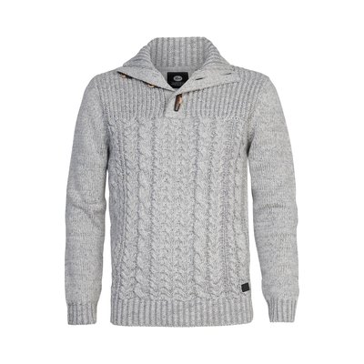 Troyer-Pullover mit Zopfmuster PETROL INDUSTRIES