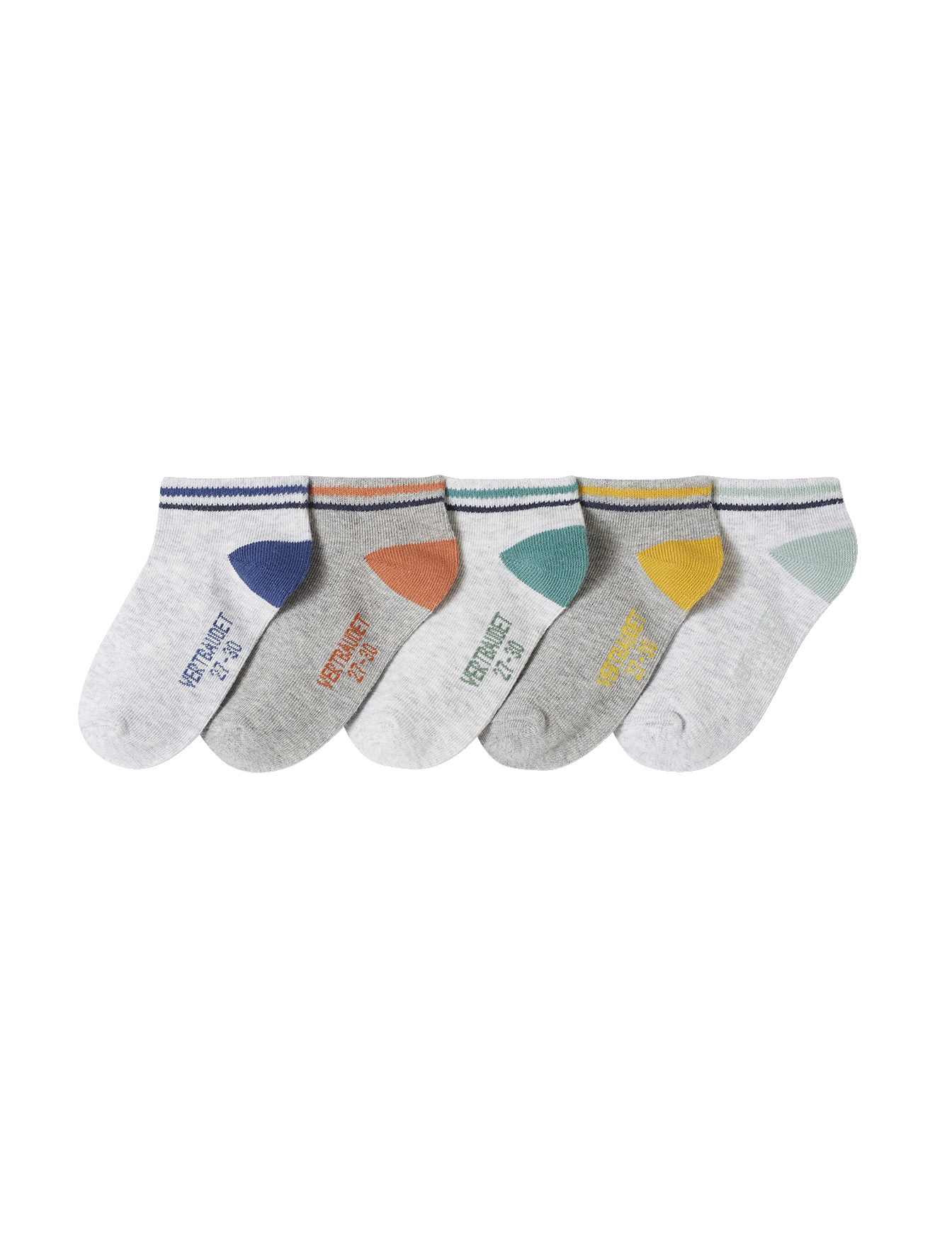 Lot de 5 paires de soquettes BASICS, VERTBAUDET