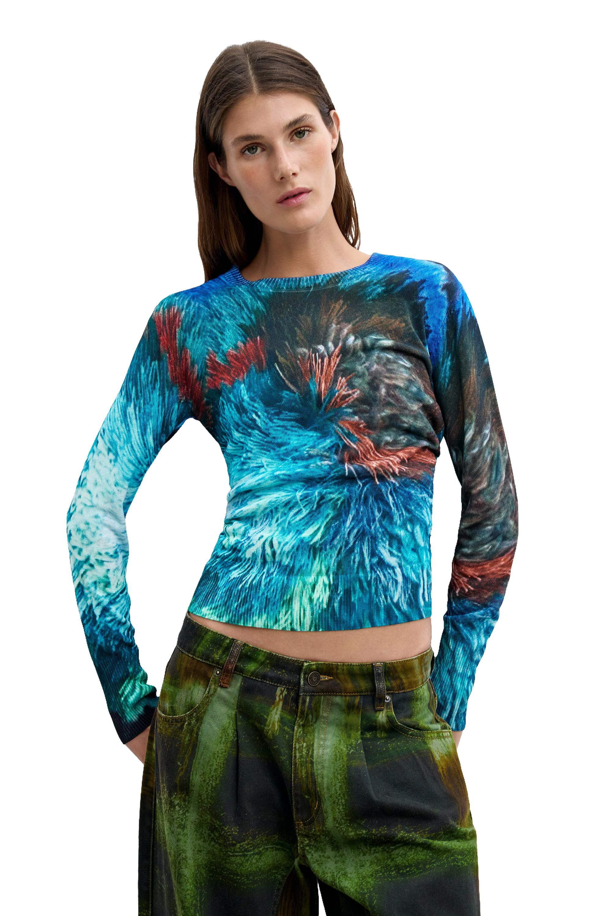 Pull imprimé M. C. Lacroix, DESIGUAL