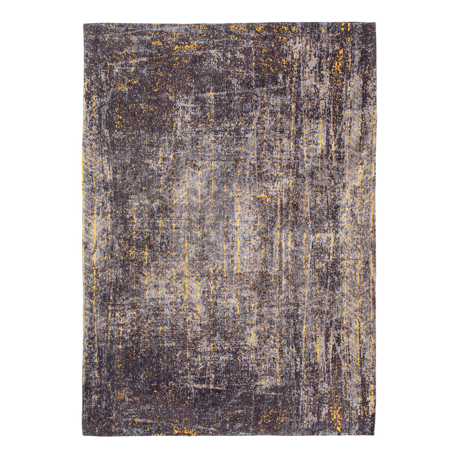 Tapis noir tissé plat moderne LIGHTHOUSE, NOVATREND