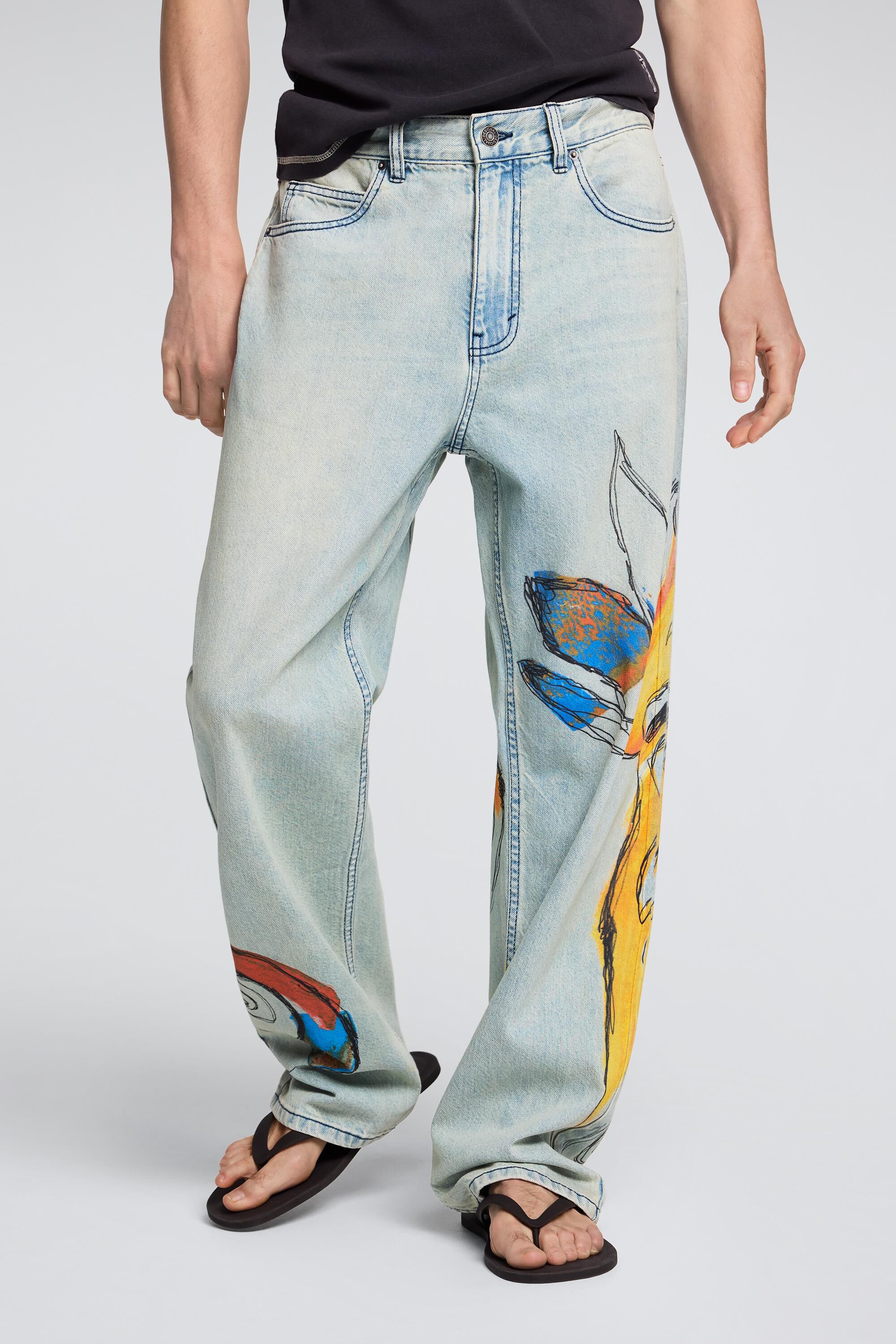 JEAN IMPRIMÉ, DESIGUAL