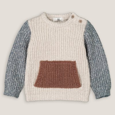 Chunky Knit Jumper with Crew Neck LA REDOUTE COLLECTIONS
