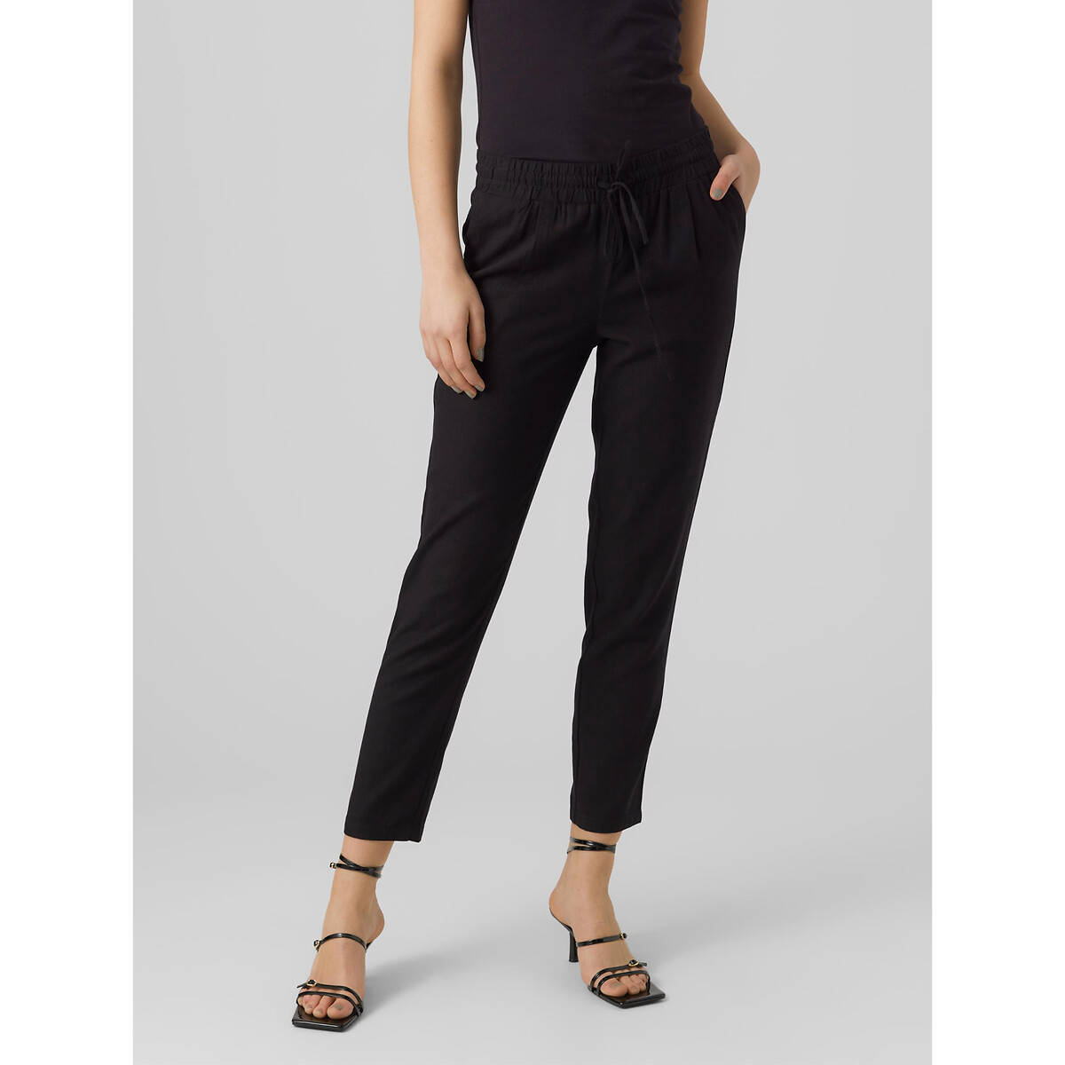 Straight Ankle Grazer Trousers