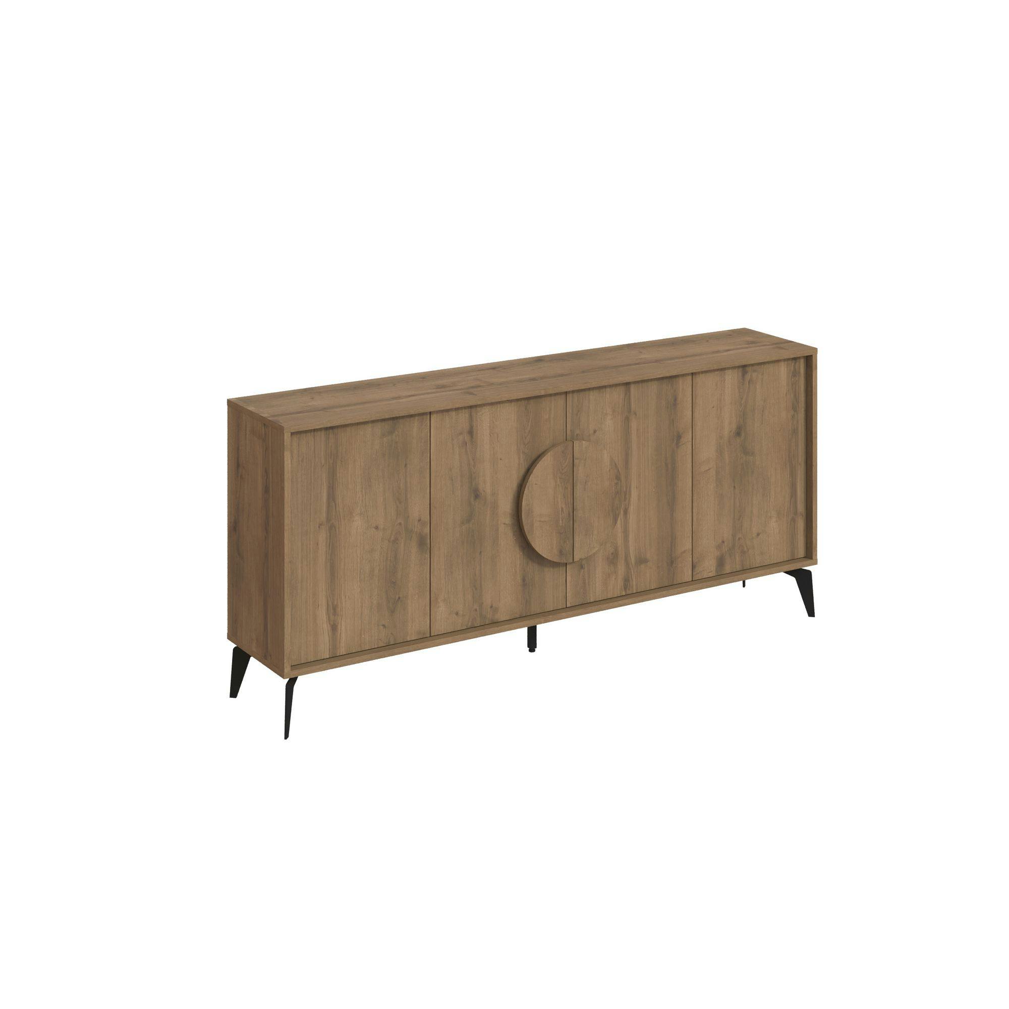 Buffet enfilade 4 portes, cercle central JENA, PIER IMPORT