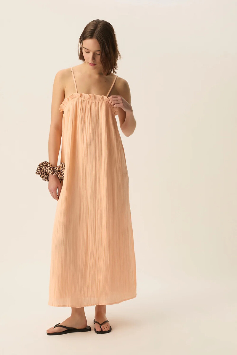 Maxi abito con spalline sottili, SOPERA, DES PETITS HAUTS