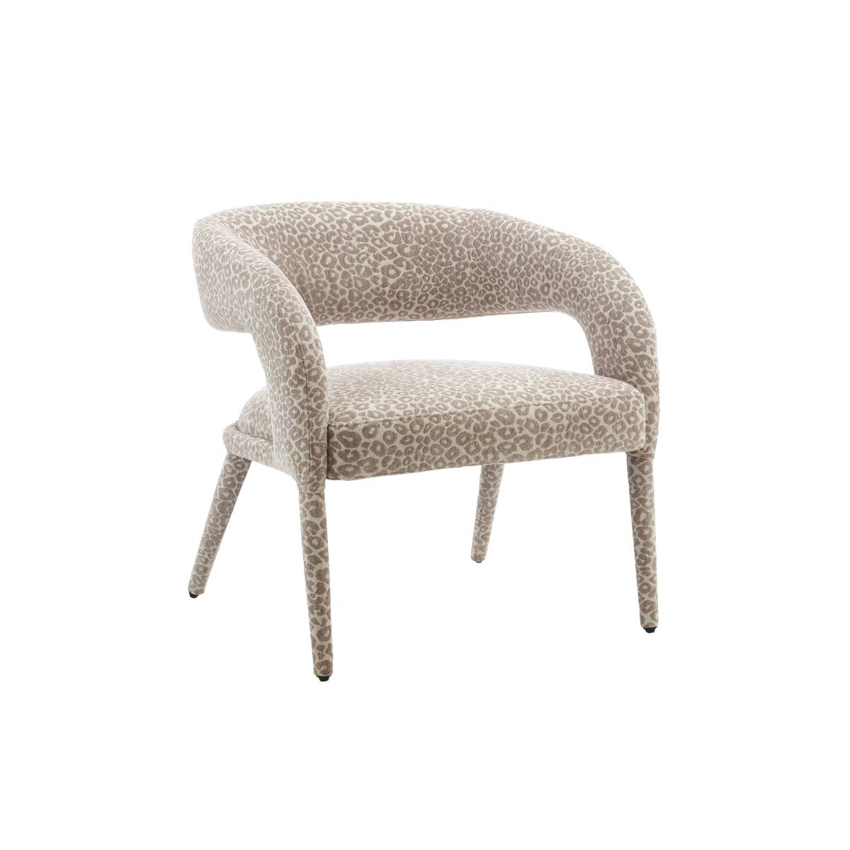 Fauteuil en tissu INDIRA, MADE IN MEUBLES