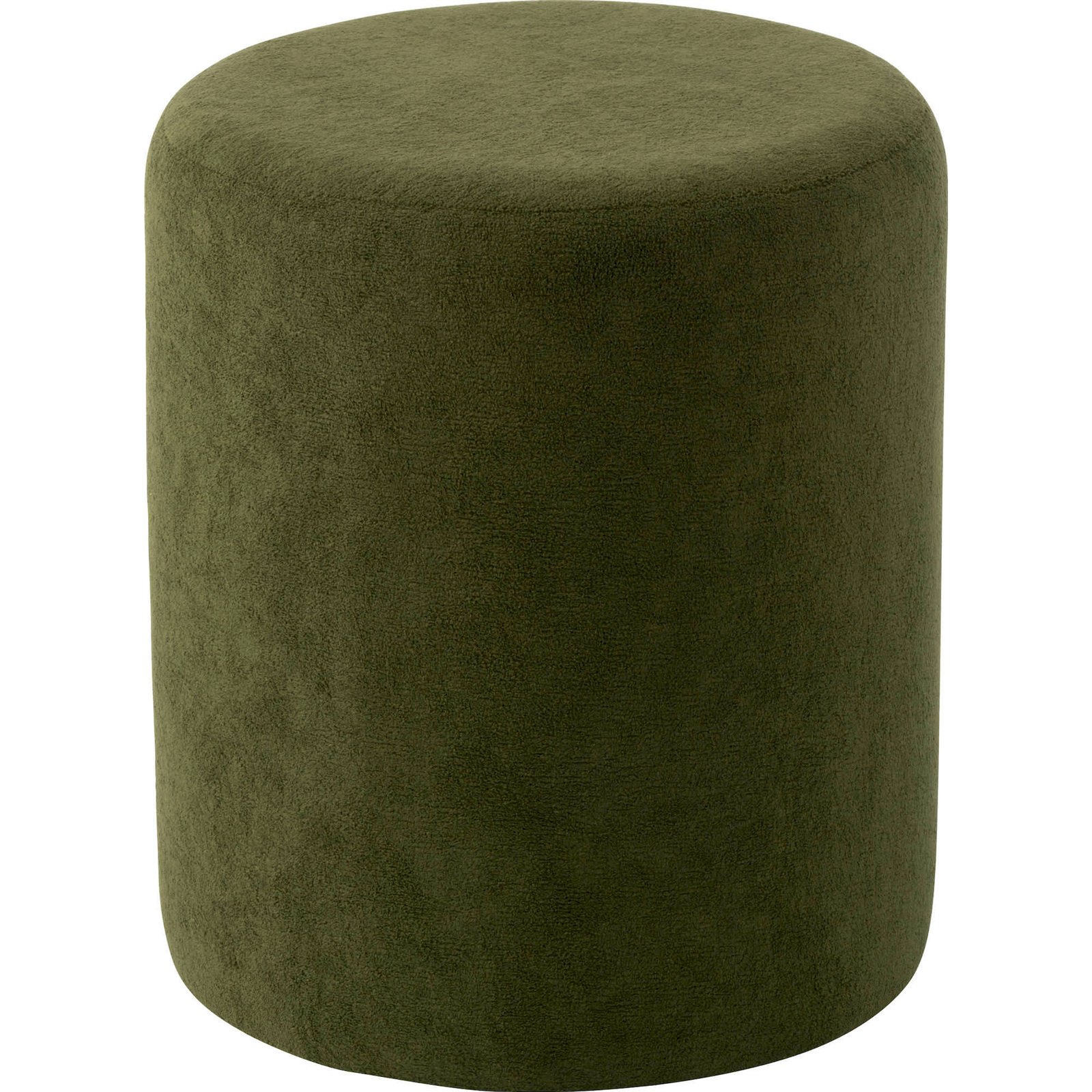 Pouf rond en textile doux, RECOLLECTION