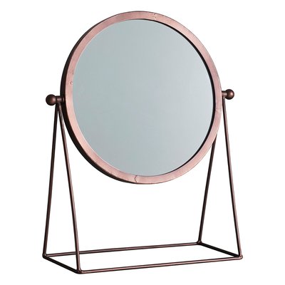 36 x 44cm Copper Industrial Style Vanity Mirror SO'HOME
