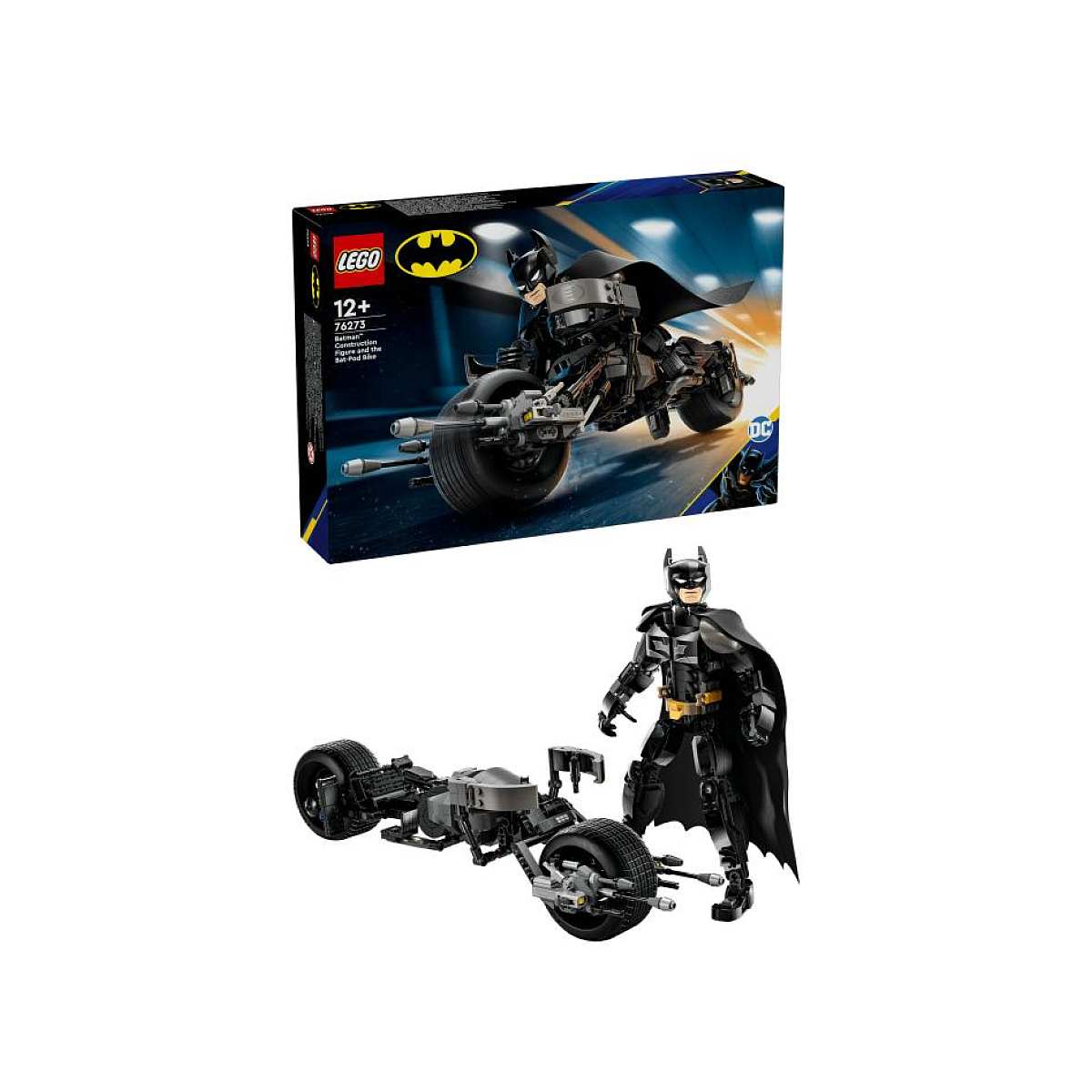 76273 La figurine de batman à construire et la moto bat-pod ® DC Comics Super Heroes, LEGO