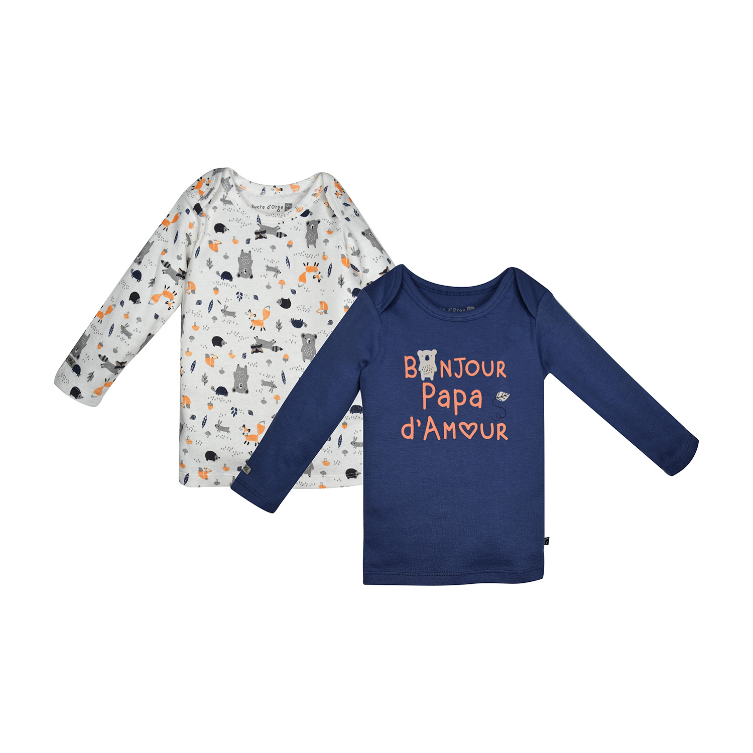 Lot de 2 maillots de corps firmin, SUCRE D'ORGE
