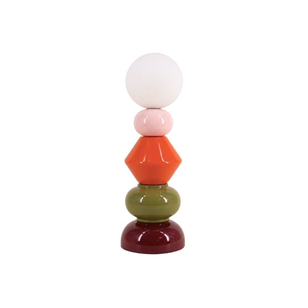 Lampe à poser en céramique et verre 41cm, ORNAMI