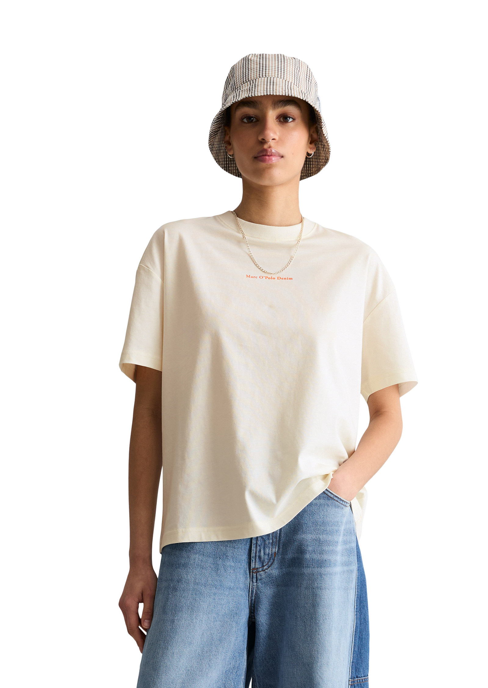 T-shirt ample avec imprimé dans le dos, MARC O’POLO DENIM