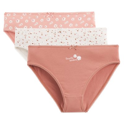 Pack of 3 Printed Knickers LA REDOUTE COLLECTIONS