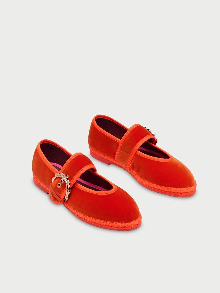 Ballerines en velours Lady Sophie, FLABELUS