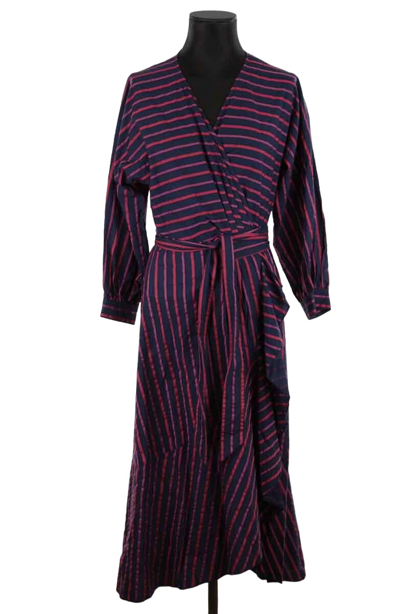 Robe Bleue Tara Jarmon Taille 36 - Longueur Genou, Col Rond - En Très Bon état (occasion)