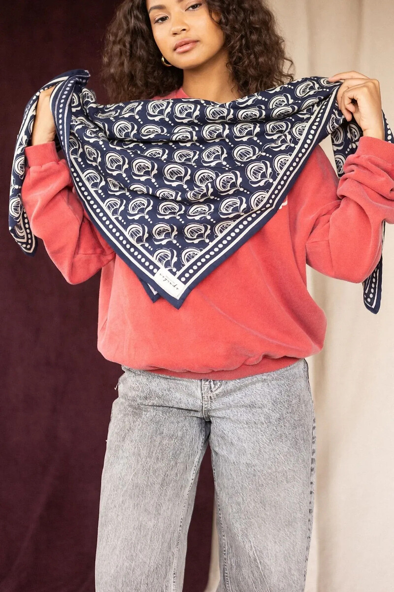Grand foulard imprimé, LATIKA WONDERFUL, APACHES COLLECTIONS