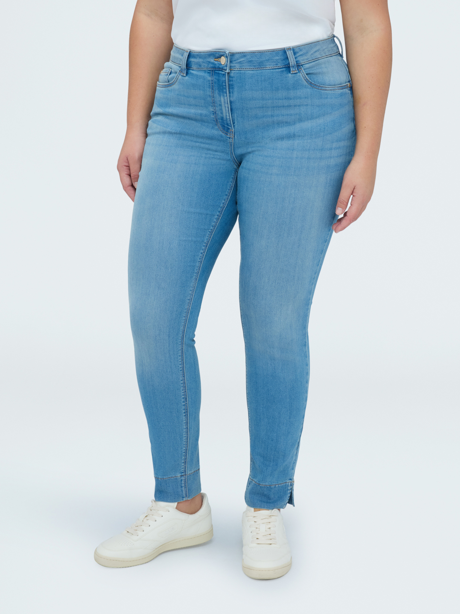 Jean Skinny délavage light blue, FIORELLA RUBINO