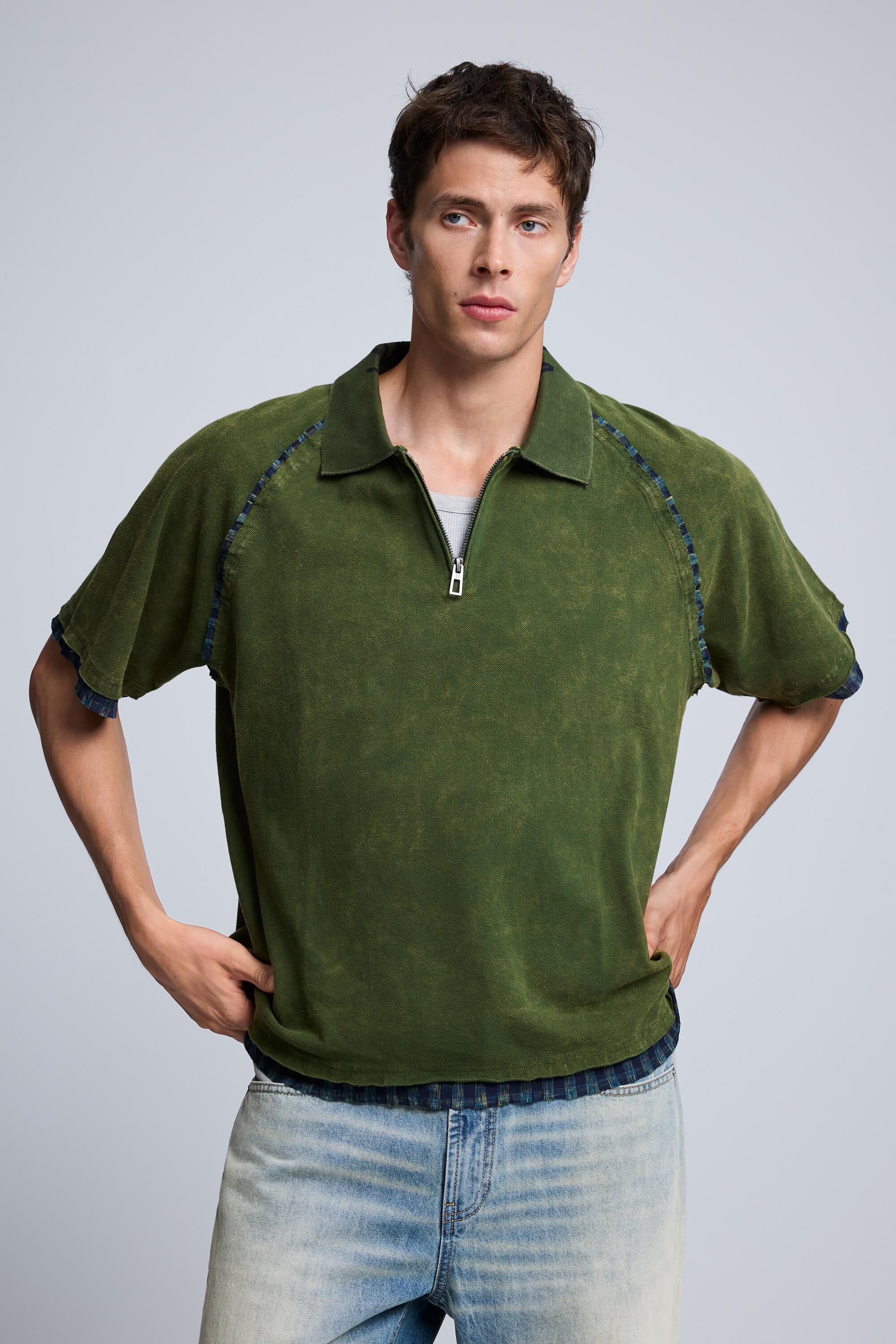 T-shirt à carreaux, DESIGUAL