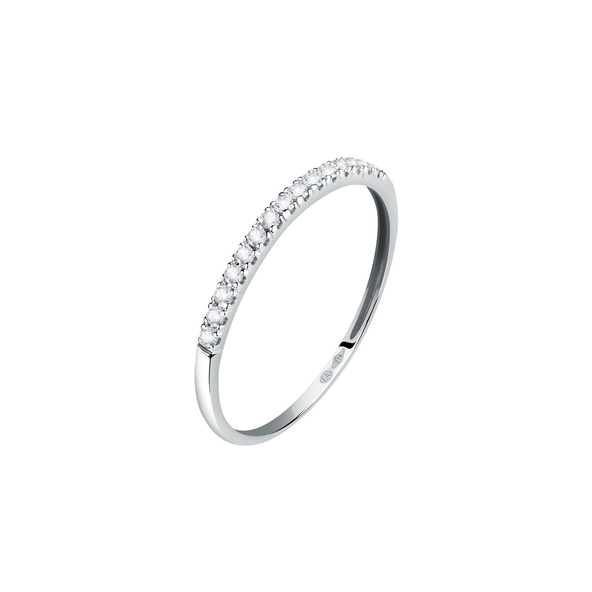 Bague en or blanc 375 B-CLASSIC, BLUESPIRIT