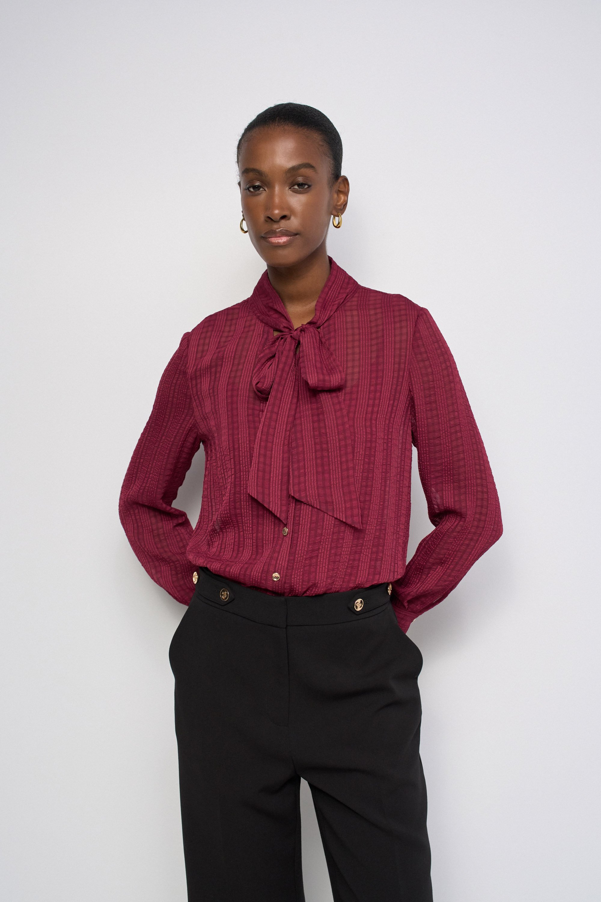 CHEMISE À NOEUD, SALSA JEANS