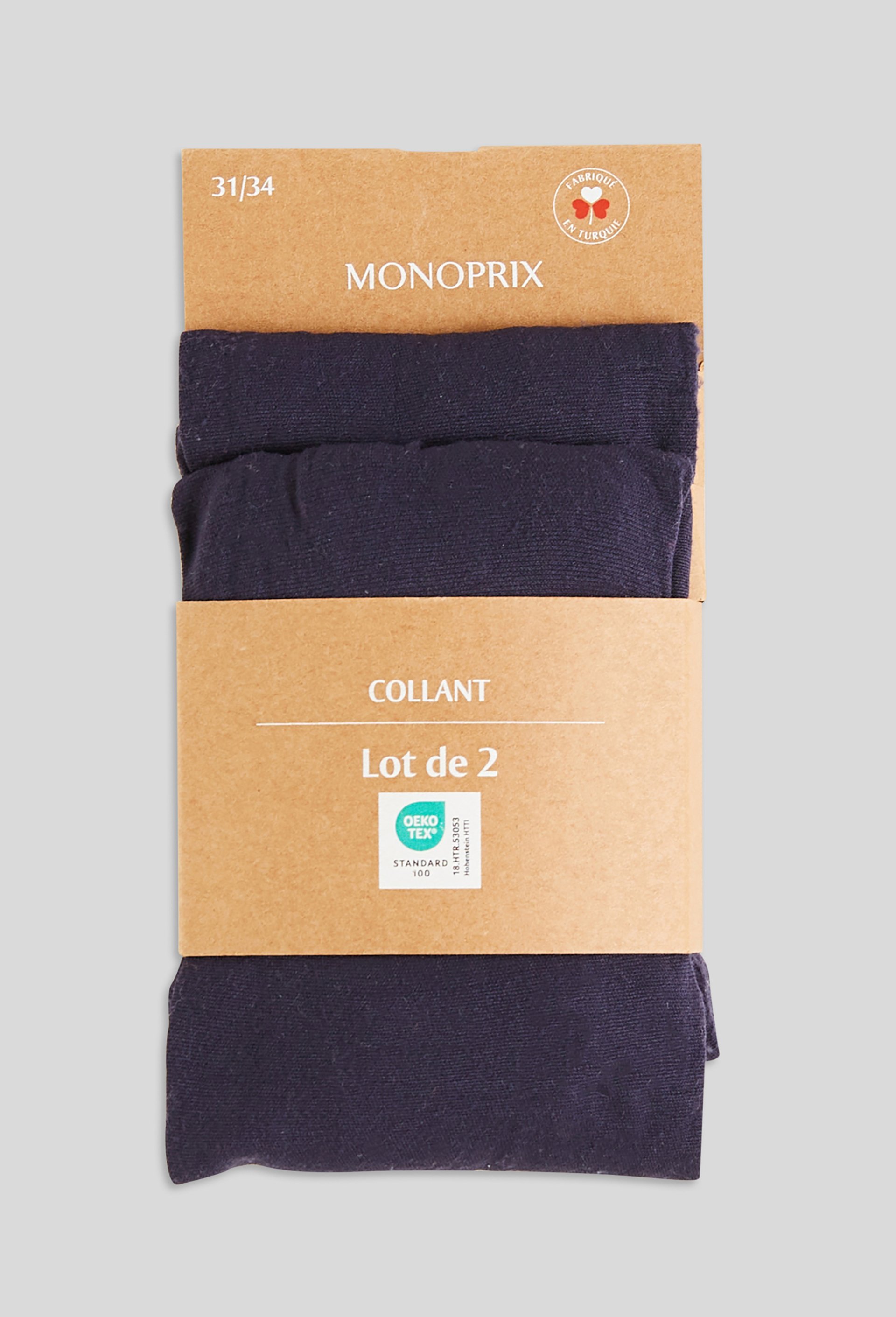 Lot de 2 paires de collants fins, MONOPRIX KIDS