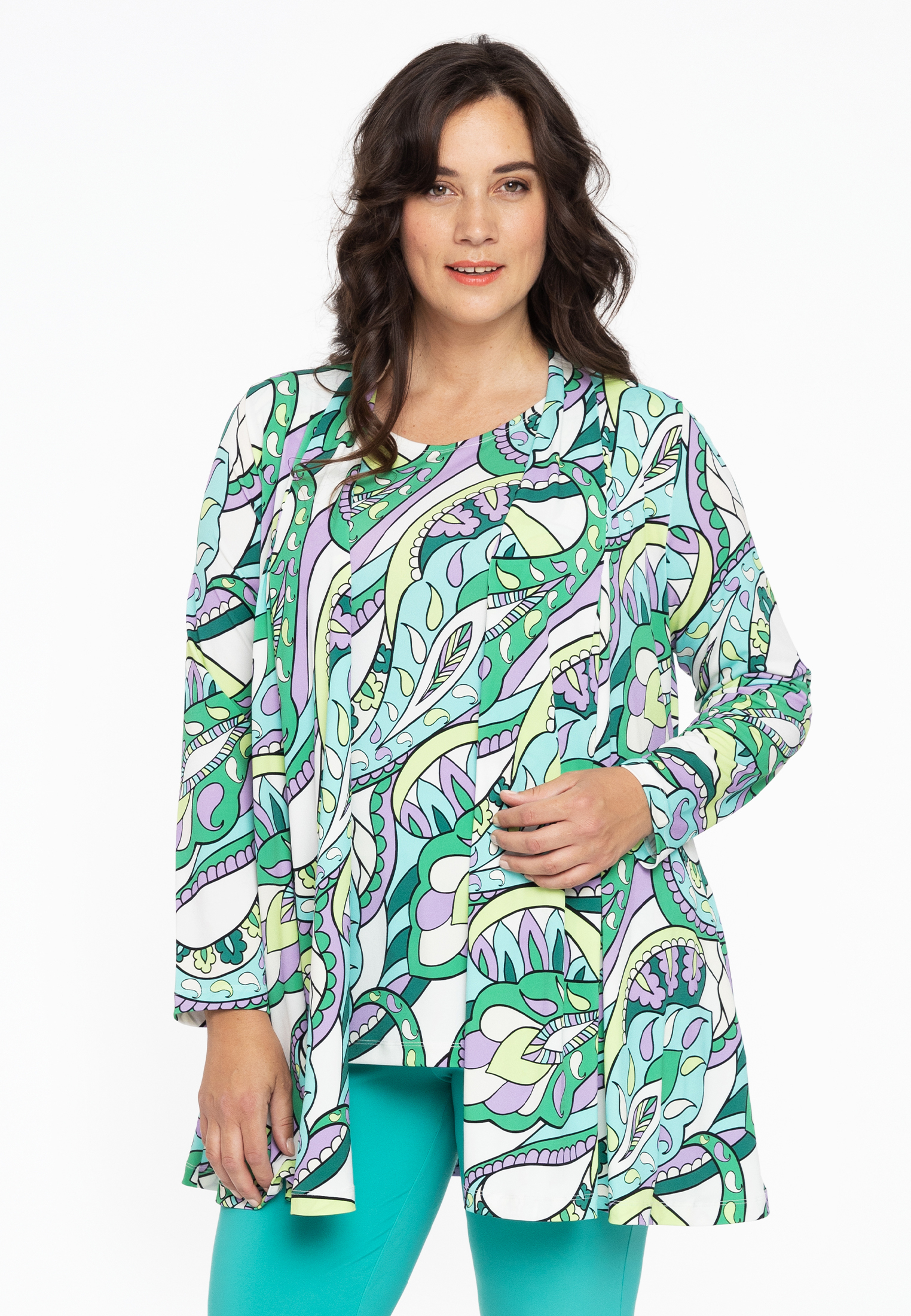 Gilet imprimée paisley, YOEK