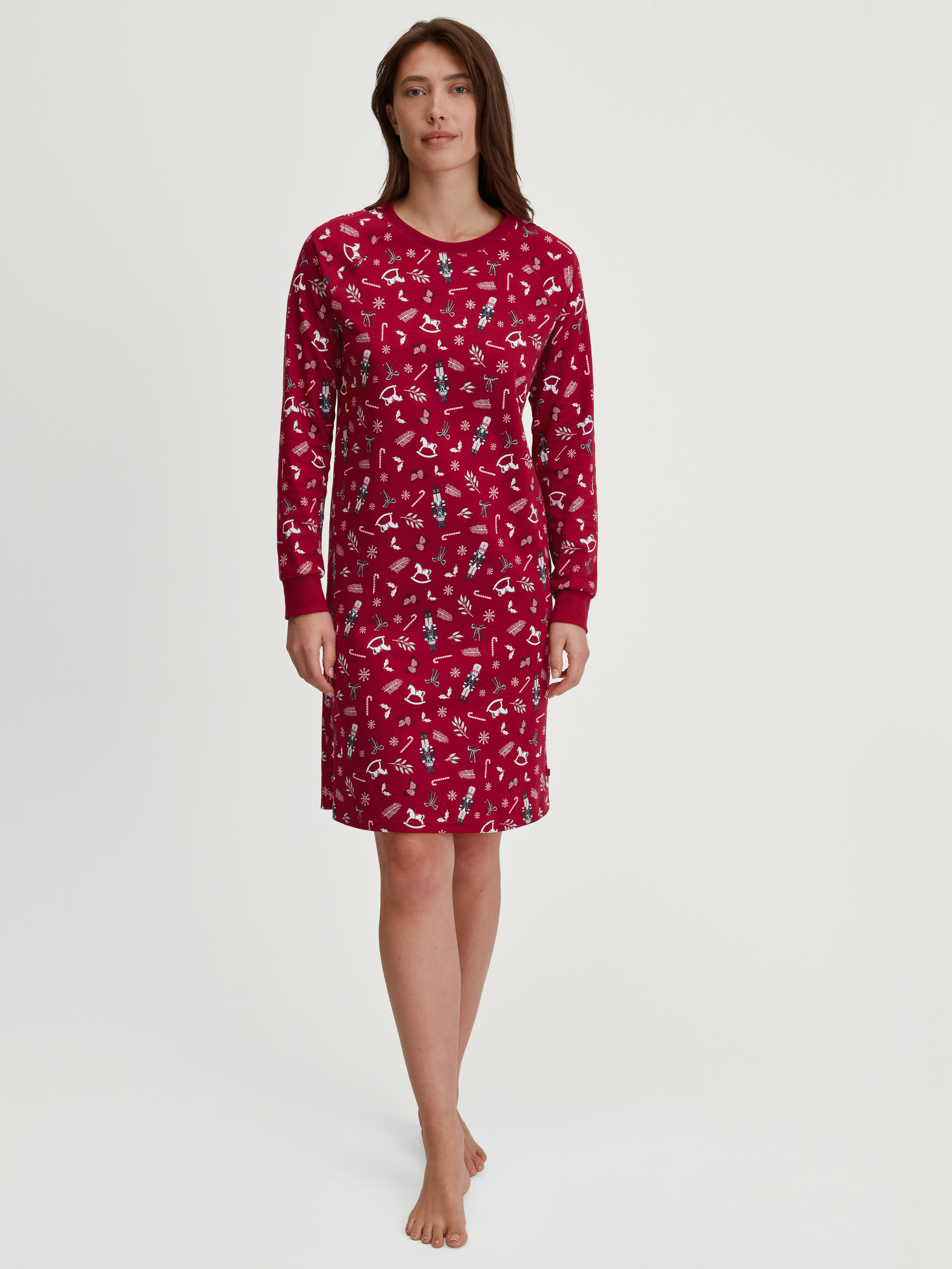 Chemise de nuit manches longues Coton FAMILY & FRIENDS, CALIDA