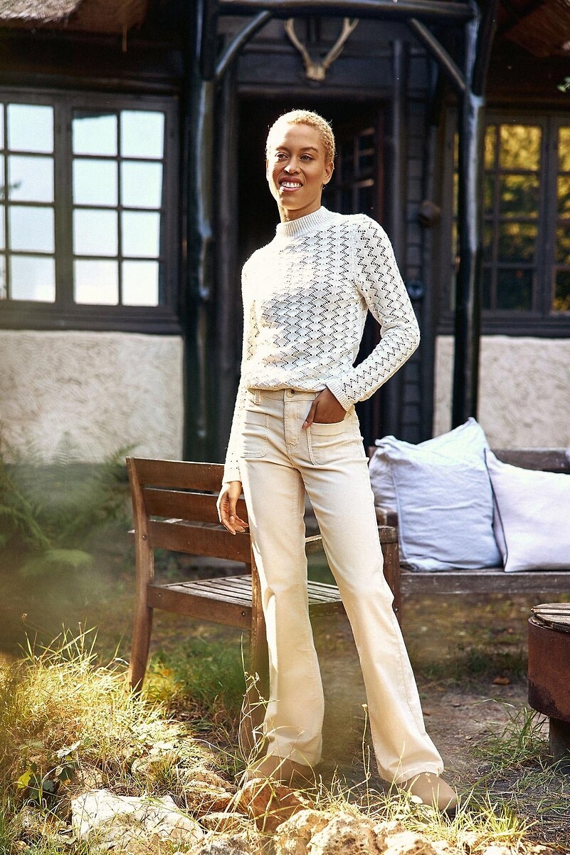 Jean large velours, coupe évasée, SONNY, LA PETITE ETOILE