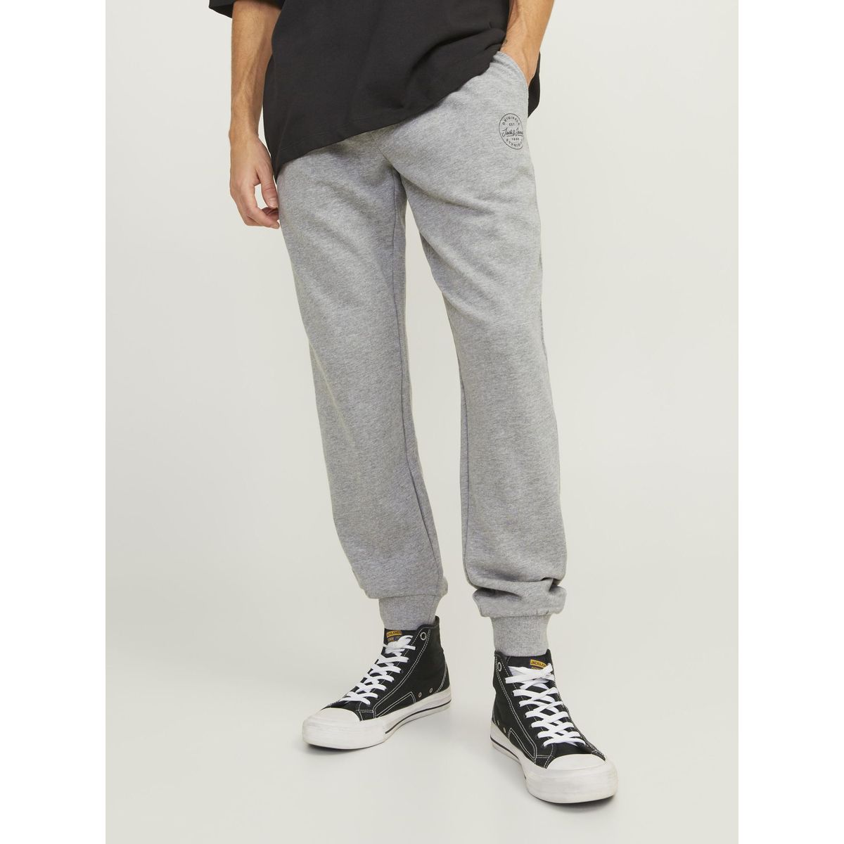 Jogging gris oversize discount homme