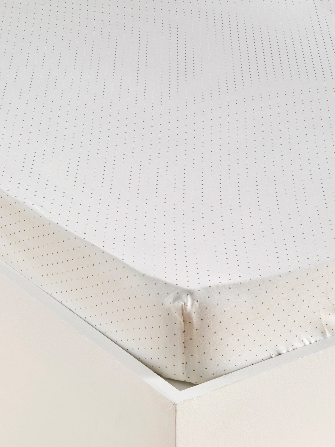 Drap-housse à pois percale de coton, CYRILLUS