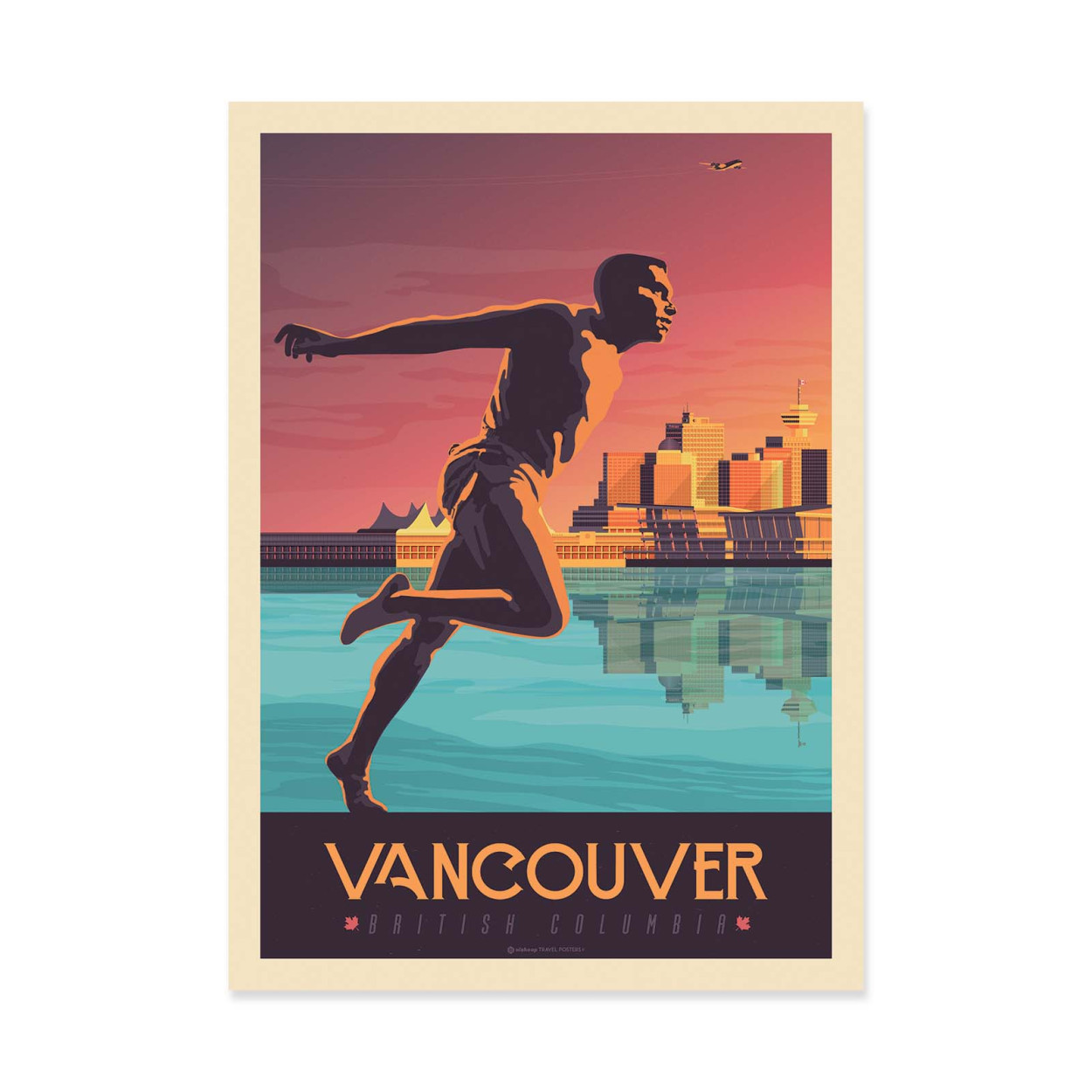Affiche d'art - Vancouver - Olahoop Travel Posters, WALL EDITIONS