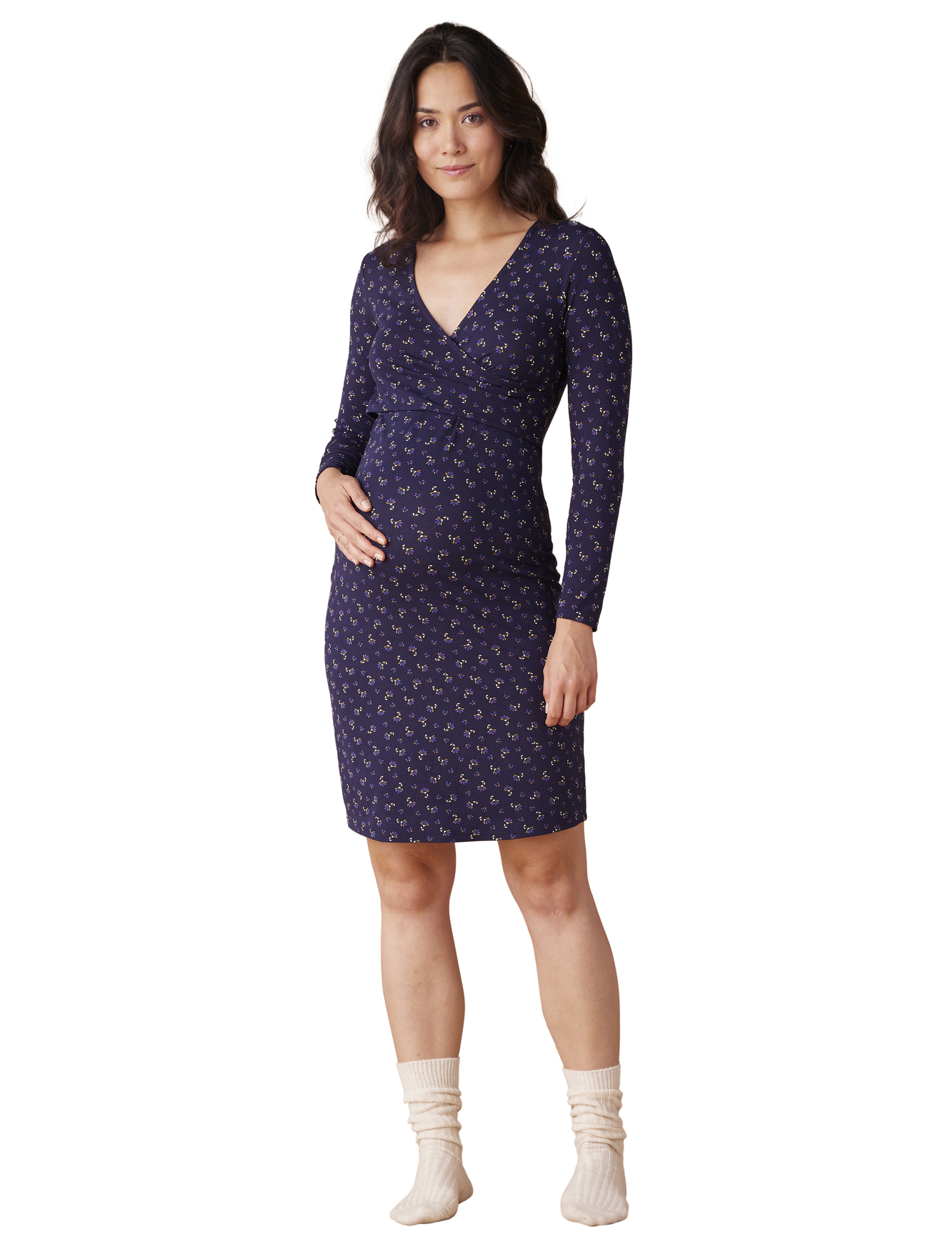 Robe à fleurs de grossesse, ENVIE DE FRAISE