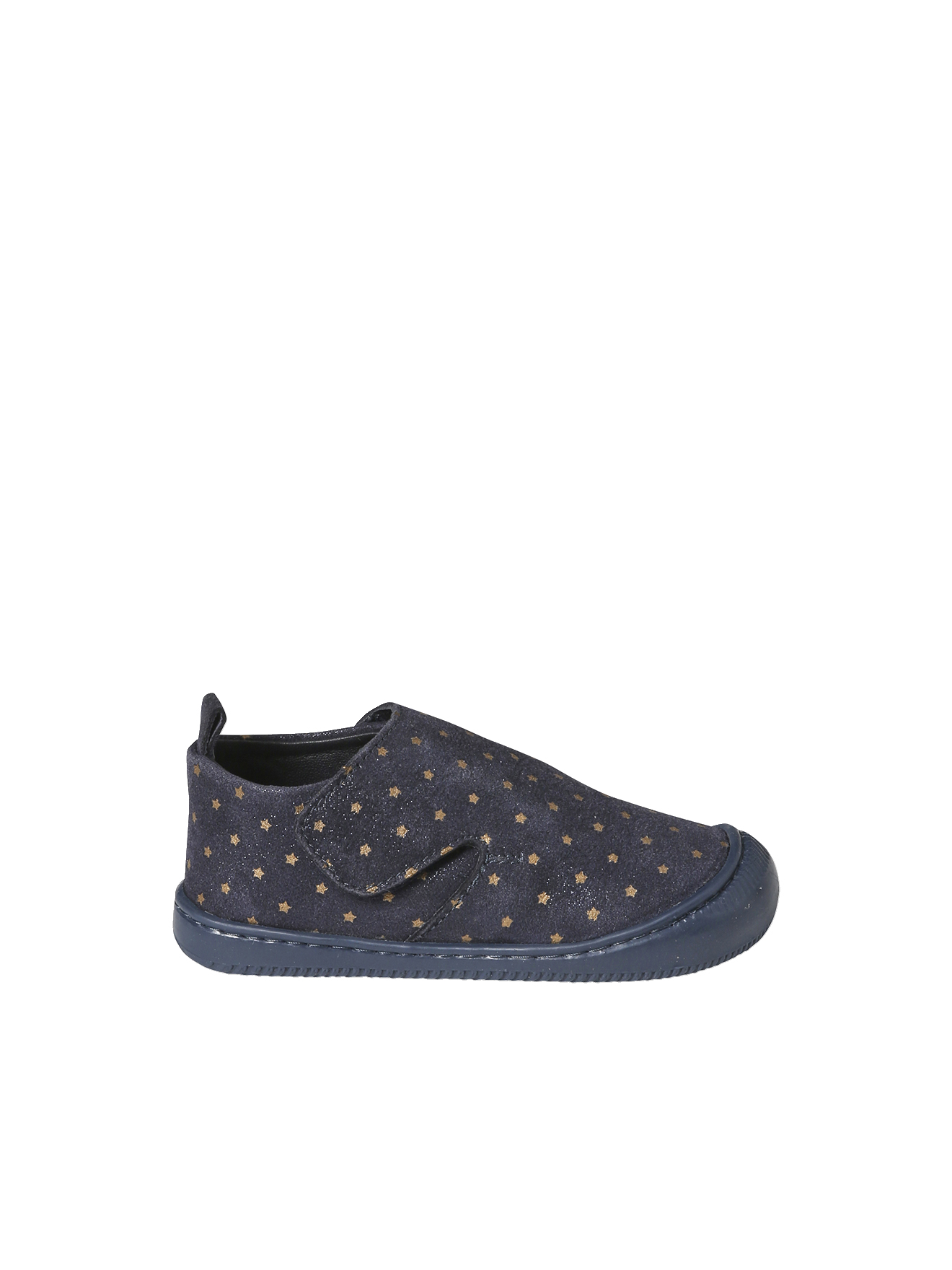 Chaussons scratchés bébé en cuir souple, VERTBAUDET