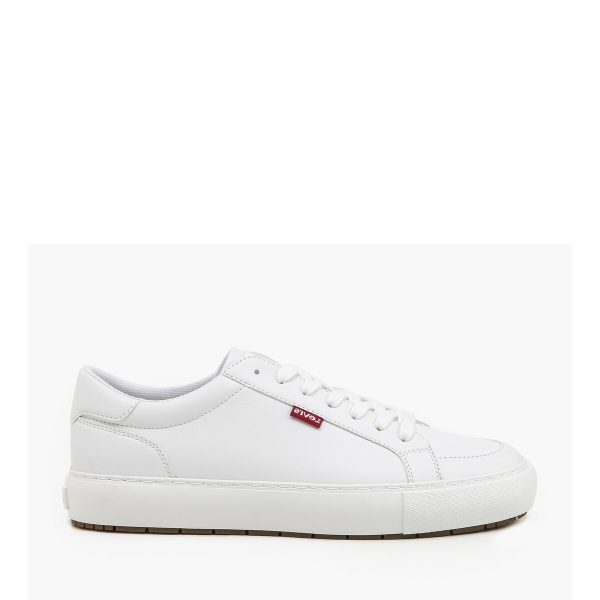 Levis white shop leather shoes