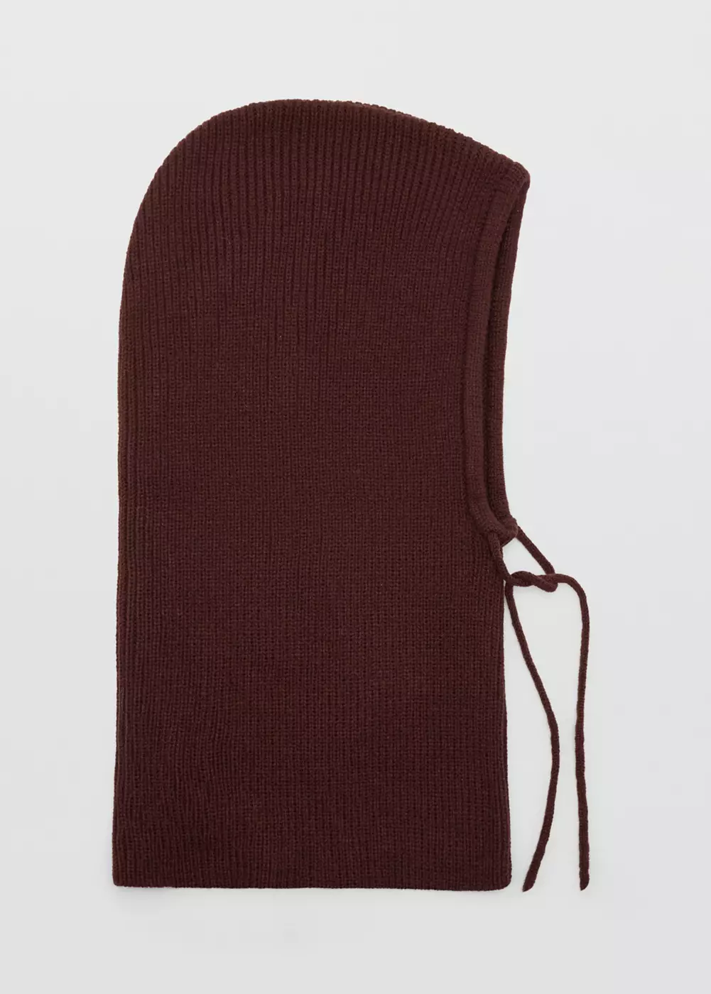 Cagoule en maille avec fermeture à nouer, MANGO TEEN