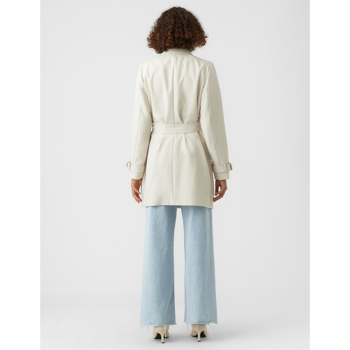 Tie-waist trench coat Vero Moda | La Redoute