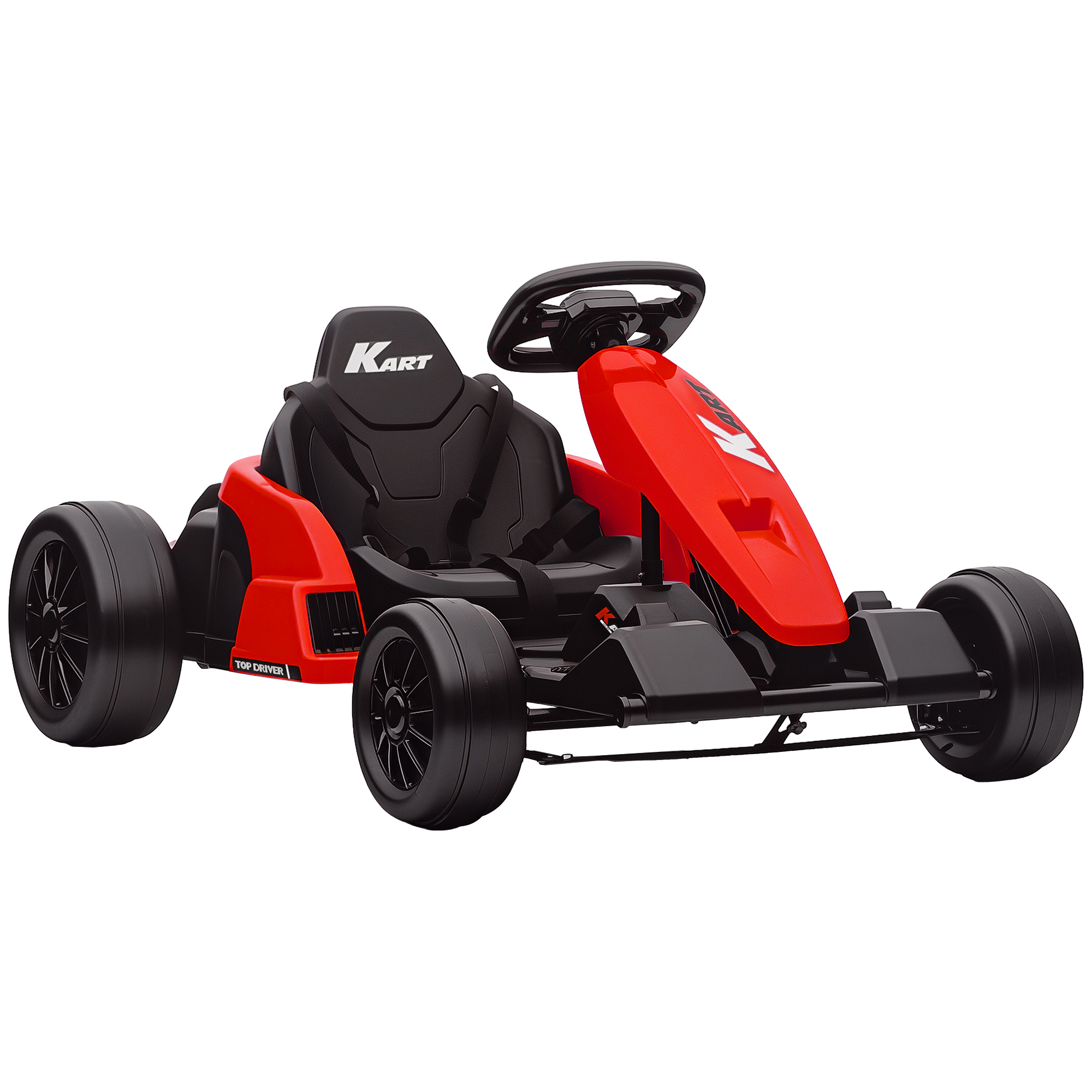 Kart électrique à conducteur assis PP Rouge, AIYAPLAY