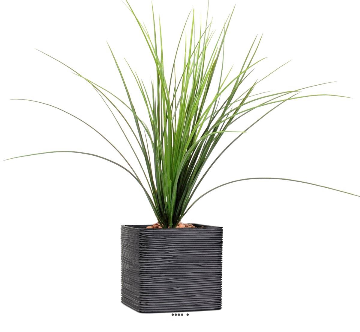 Herbe folle en piquet artificielle H 55 cm, ARTIFICIELLES