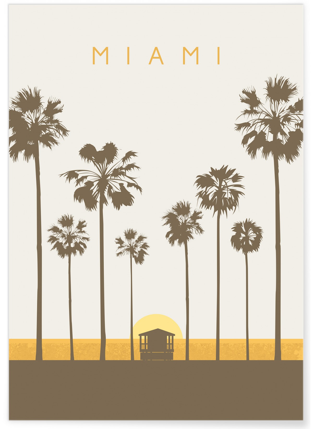 Poster Miami, L'AFFICHERIE