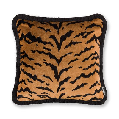 Velvet Tiger Gold Filled Cushion 43x43cm PALOMA HOME