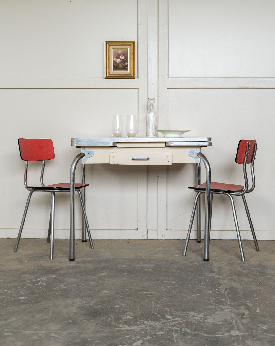 Table à manger en formica Karla N°1280 - Bon état, DEBONGOUT