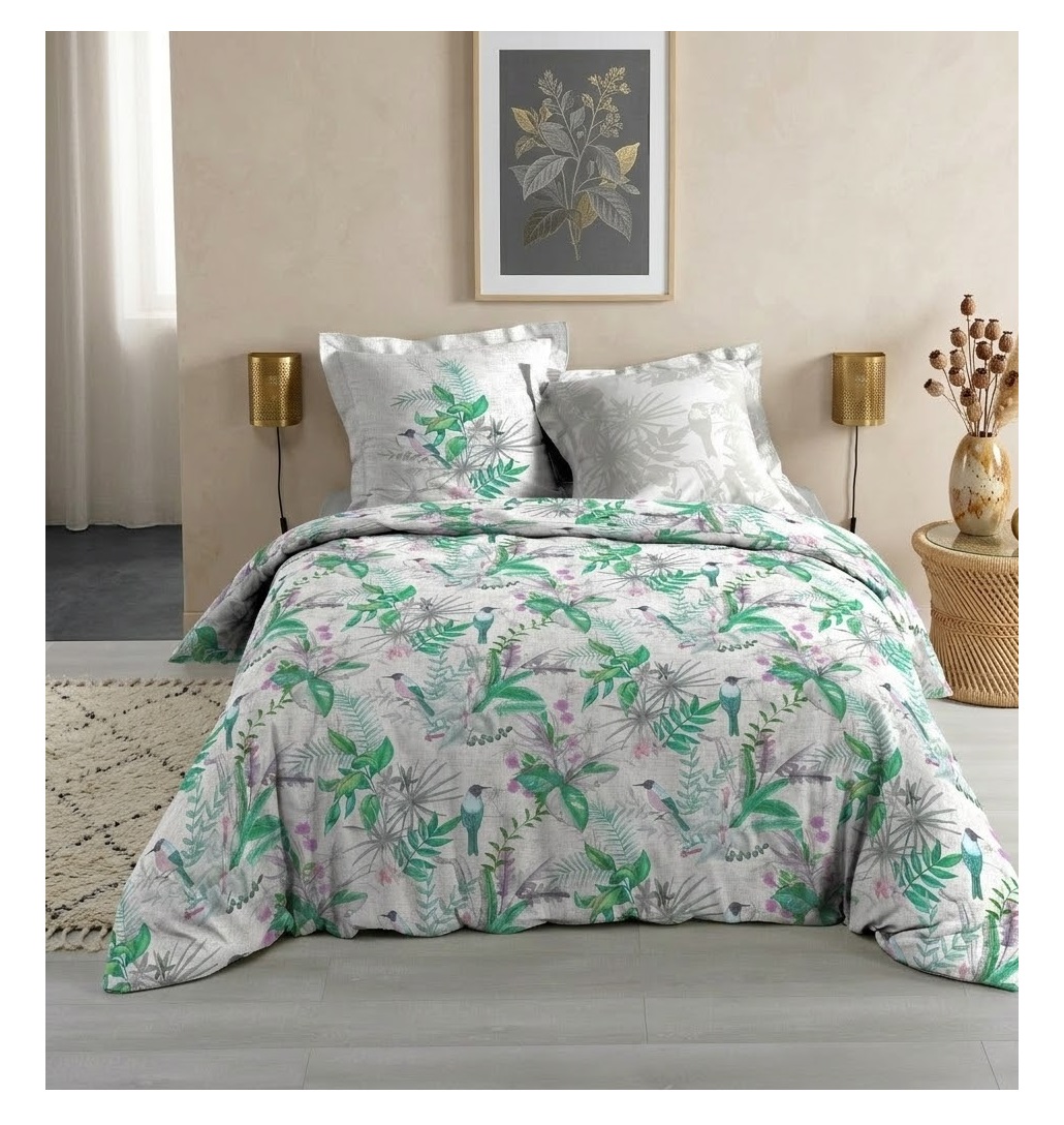 Parure de lit Collection Oiseaux nature, EDEN
