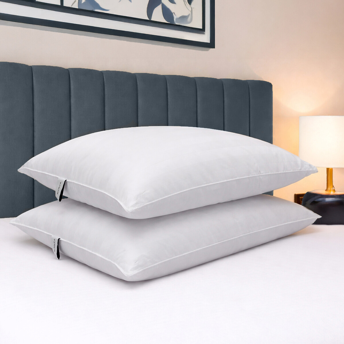 Premium Cotton Stripe Pillow, BIANCA FINE LINENS