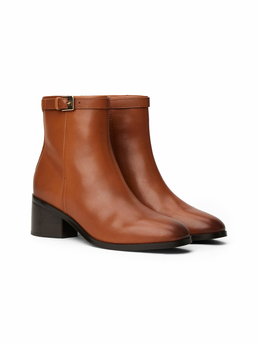 Tommy Hilfiger Botines de tacón de piel