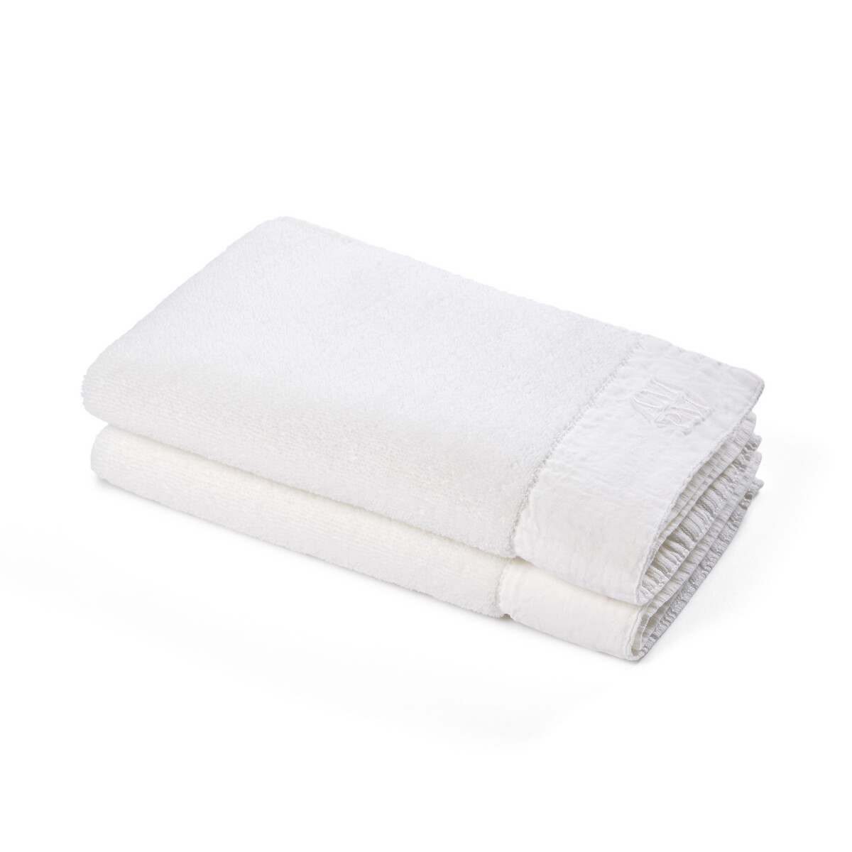 Set of 2 Helmae 100% Organic Cotton Guest Towels